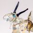 Glass Figurine Gray Goat in Glass Figurines Farm Animals category