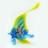 Blue Sailfish Figurine in Glass Figurines Sea Life Creatures category