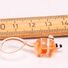 Glass Beige Mouse in Glass Figurines Miniature Figurines category