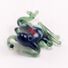 Frog Glass Mini Figure in Glass Figurines Miniature Figurines category