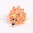 Hedgehog Glass Miniature in Glass Figurines Miniature Figurines category
